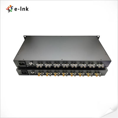 8Ch 3G SDI 1Ch 10G Ethernet Over Fiber Extender SMF LC Connector