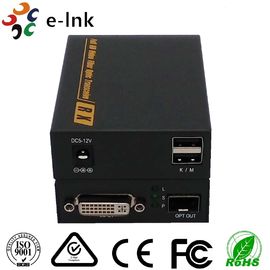 Sinyal EDID LC Konektörü DVI Video Fiber Dönüştürücü 4K X 2K 3860 * 2160 30Hz 3D