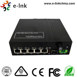 10-18VDC Giriş Endüstriyel Ethernet POE Anahtarı 5 Portlu Gigabit POE + 1 SFP Portu