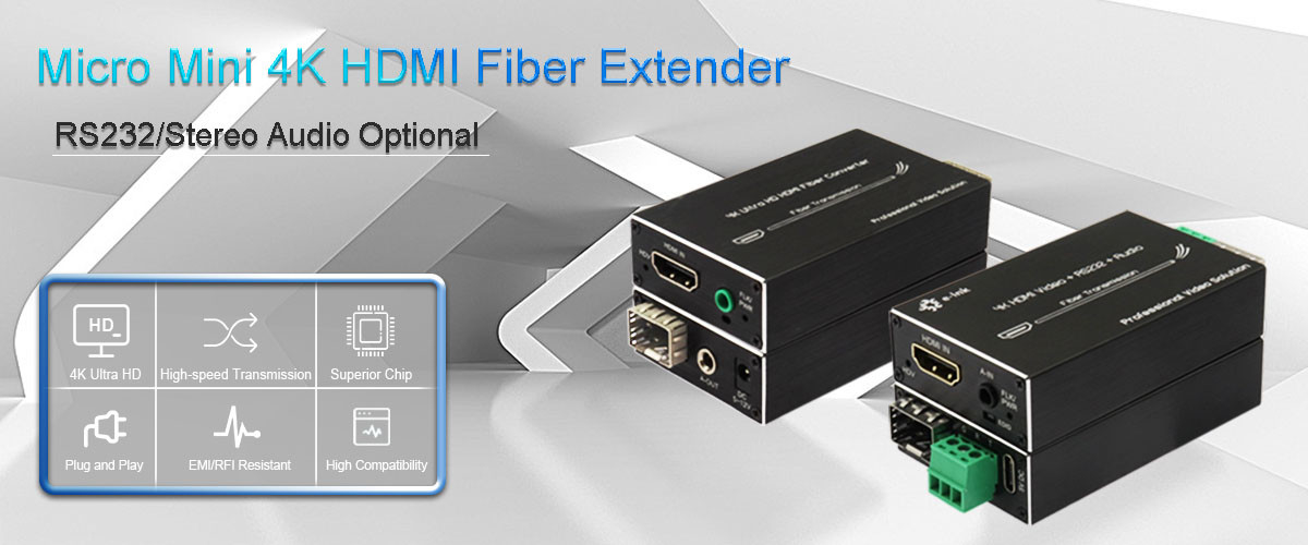 HDMI Over Fiber Optik Genişletici