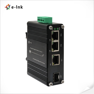 Mini Industrial Ethernet Switch 3 Port 10/100/1000T + 1 Port 100/1000X SFP Switch