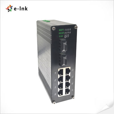 Industrial 8-Port 10/100Base-T + 2-Port 100BASE-FX Hardened Ethernet Switch