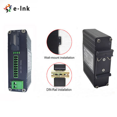 15KV 5W Industrial Ethernet Media Converter FCC RS232 With SFP Port