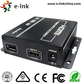 Multimode Hdmi Over Fiber Optic KVM Extender Converter 1920 X 1080 Resolutions