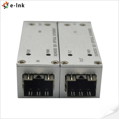 Ultra-Compact 3G/HD/SD-SDI Fiber Optic Micro Extender 120km