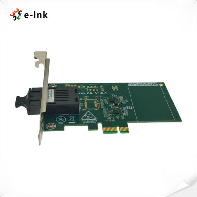 Fiber Gigabit Network Card 1000Mbps PCI-E VLAN Jumbo Frame OS Support