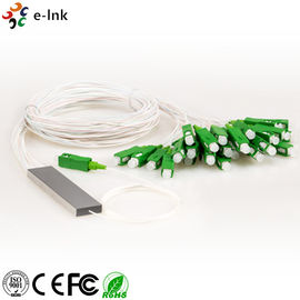 Single Mode Fiber Optic Switch PLC Fiber Splitter Mini Module 900um SC/APC Connector