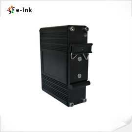 Aluminum Case Industrial Ethernet Media Converter 1 Port 100/1000Base-X SFP Ethernet Switch