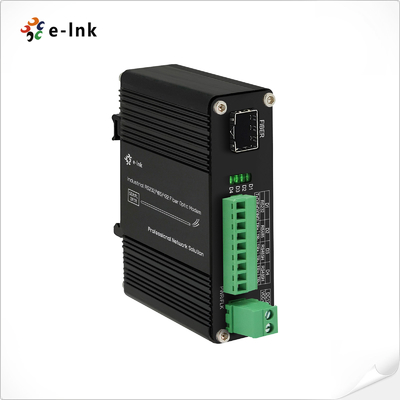 Endüstriyel Seri RS232/RS485/RS422 SFP Fiber Optic Modem Din Rail