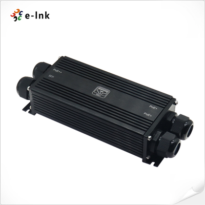 IP67 Güçlü Gigabit PoE Genişletici 1 In 3 Out + SFP 90W 400m