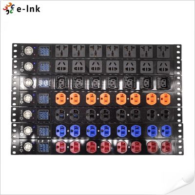 265VAC 2800W 19 İnç 1U Güç Dağıtım Birimi OLED Ekran